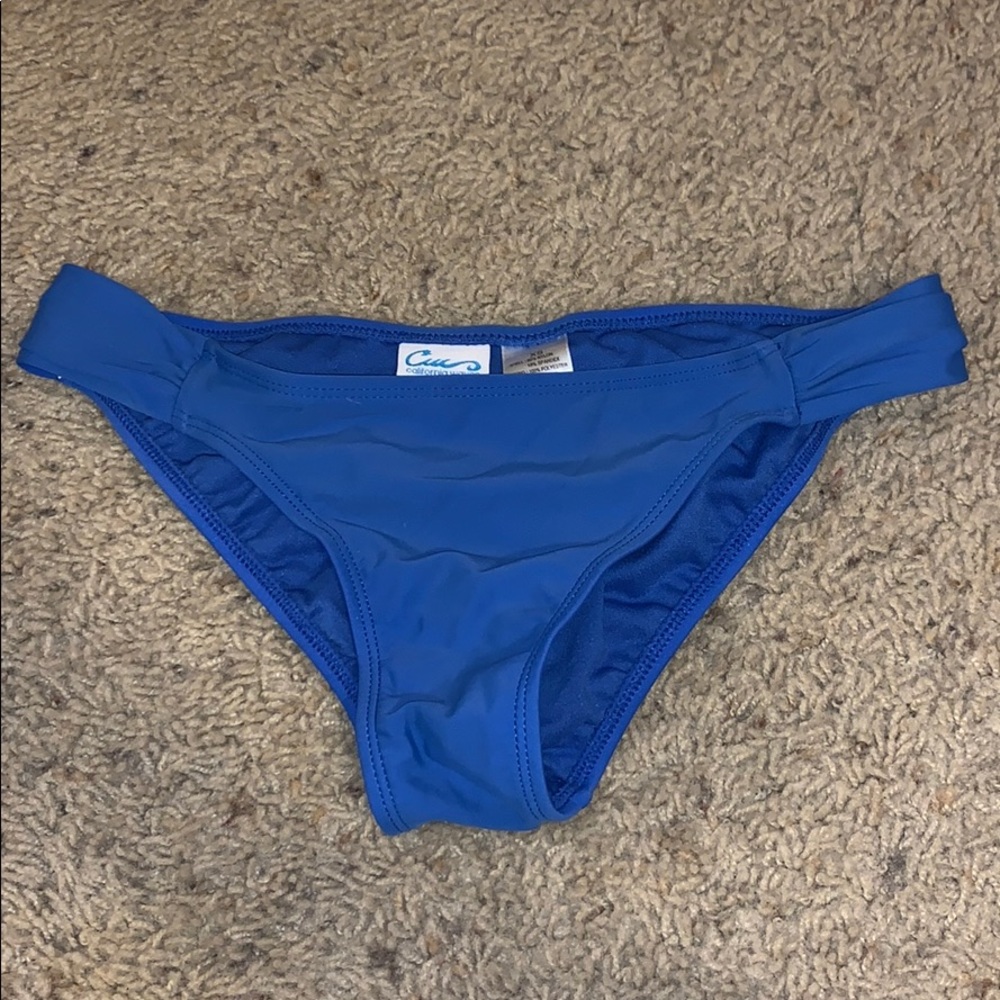 blue bikini bottoms
